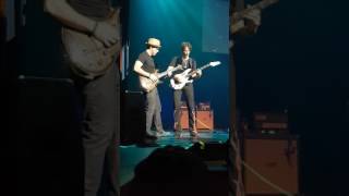 Steve Vai and Dave Weiner dueling guitar solo.