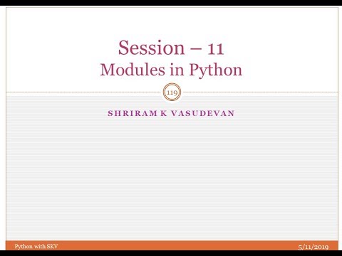 Session 11 Python Modules In Python Import Math Modules