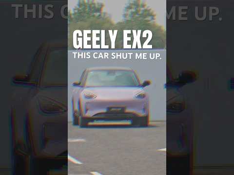 The Geely EX2 - Finally a car that shut me up!