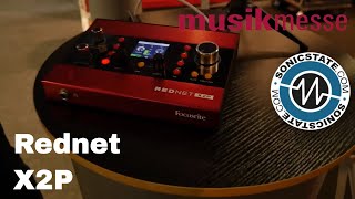 Video thumbnail for MESSE 18 Focusrite Pro  Rednet X2P Dante interface by sonicstate