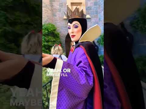 This Evil Queen in Disneyland | Snow Whit - the Jealous Queen | Evil Queen on Disneyland Hollywood