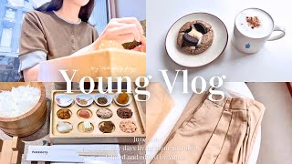 Vlog｜東京でひとり暮らし30代社会人の日常記録🍙日本橋ランチ | GU 夏服や敏感肌のスキンケア 化粧品 購入品紹介