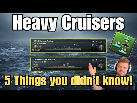 5 Things you didn't know about Heavy Cruisers - HOI4 Navy Guide
