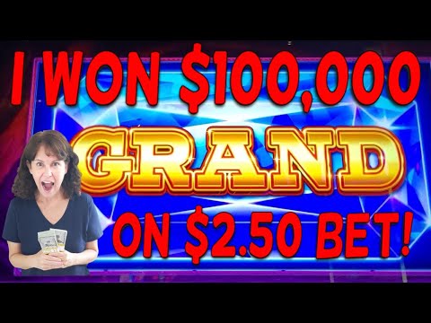 I WON $100K+ GRAND JACKPOT BETTING PENNIES!!  BIGGEST GRAND JACKPOT EVER IN LAS VEGAS!!