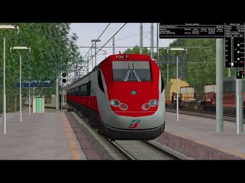 MSTS/OR - FR9600 Roma Termini - Torino P.N. | Quinta parte  (Piacenza - Milano C.Le)