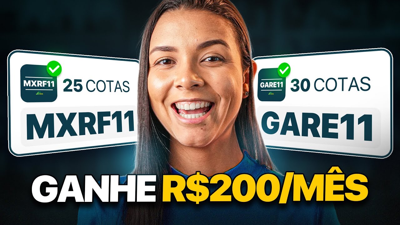 MXRF11 E GARE11: RECEBA R$200 DE DIVIDENDOS TODO MÊS!