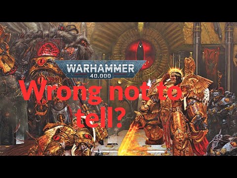 The Emperor didn't ban religion - he restricted Authority.