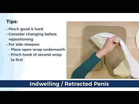 How to apply QuickChange Penile Incontinence Wrap?