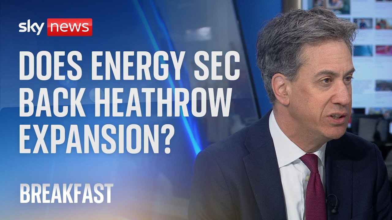 Green v Growth: Has energy secretary Ed Miliband changed his mind on Heathrow?