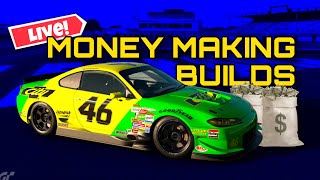 GT7 Money-Making Builds LIVE! - Viewers Pick The Cars, I Build Them!
