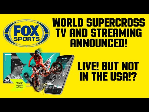 You Can't Watch Round One of World Supercross Live in the USA!?