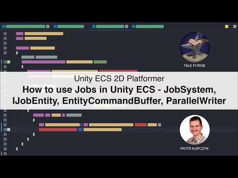 How to use Jobs in Unity ECS - JobSystem, IJobEntity, EntityCommandBuffer, ParallelWriter