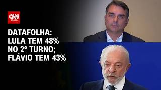 Vídeo: Lula tem 48% das intenções de voto no 2º turno; Flávio tem 43%, diz Datafolha | HORA H