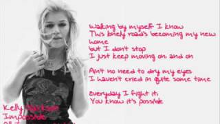 Kelly Clarkson - Impossbile + Lyrics