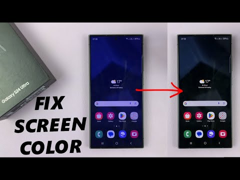 How To FIX Screen Color On Samsung Galaxy S24 / S24 Ultra