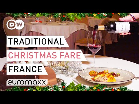 Capon & Yule log - Traditional Christmas Fare From France | Euromaxx