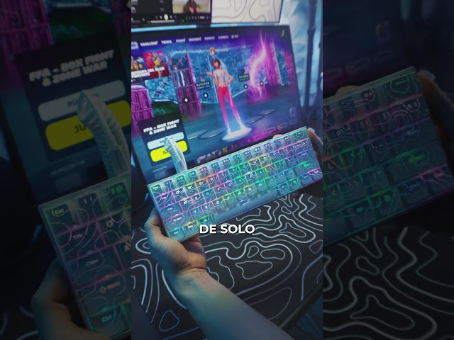 Vídeo relacionado con G-Lab Oxygen EX Combo - Teclado y ratón inalámbrico para gaming con LED RGB, formato TKL, diseño español, 3200 DPI - PC/PS4/PS5