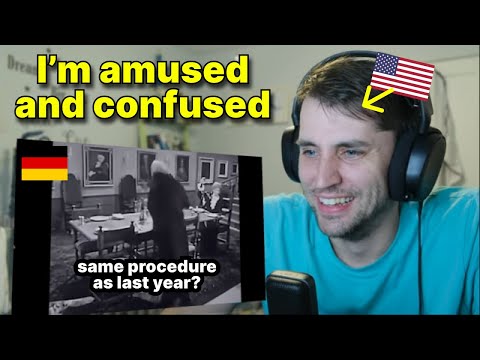 American reacts to 'Dinner for One' (first time watching)
