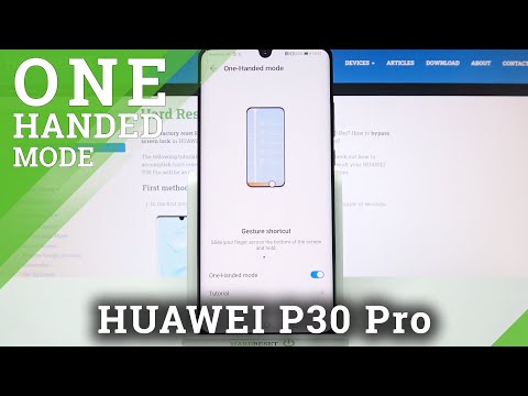 Turn On One-Handed Mode - Manage HUAWEI P30 Pro with One Hand