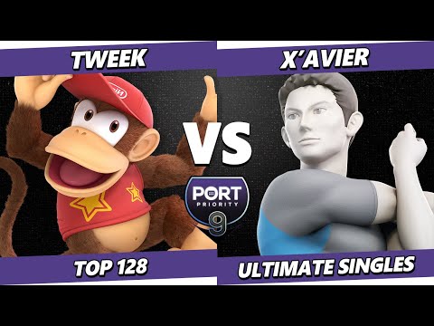 Port Priority 9 - Tweek (Diddy Kong) Vs. X'avier (Wii Fit Trainer) Smash Ultimate - SSBU