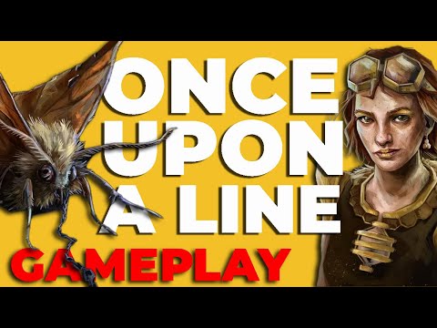 Once Upon a Line | Lucky Duck's Newest Game! @BoardGameDave