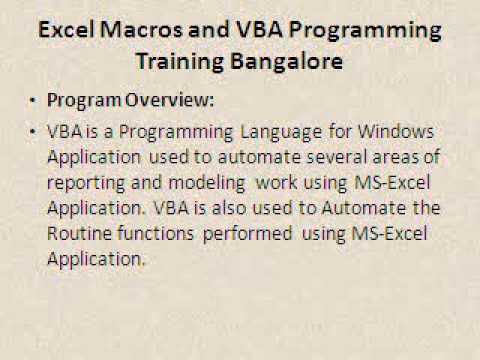download lagu mp3 mp4 Excel Vba Training In Bangalore, download lagu Excel Vba Training In Bangalore gratis, unduh video klip Excel Vba Training In Bangalore