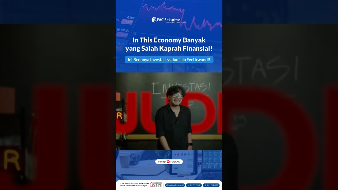 Ini Bedanya Investasi vs Judi ala Feri Irwandi!