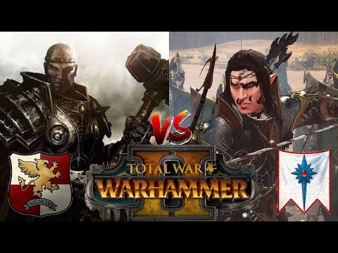 Empire vs High Elves | FOR SIGMAR, RIDE GRYPHITES - Total War Warhammer 2