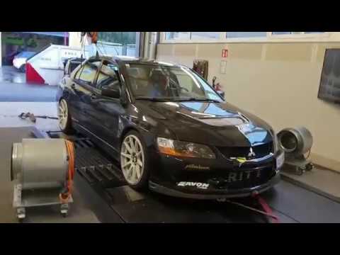 Mitsubishi Evo IX anti lag test