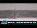 New Wind Powered Land Speed World Record 225 58km H