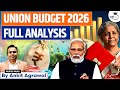 Budget 2026 Union Budget 2026 27 Complete Analysis By Ankit Agrawal Study IQ