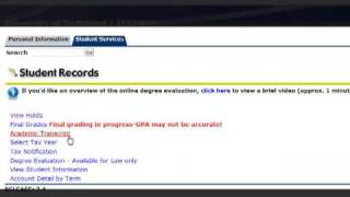 Basics of BannerWeb for Registration