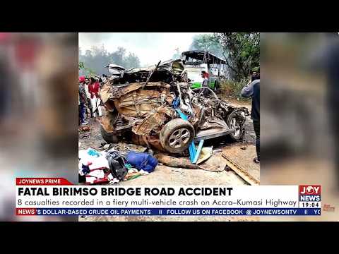 Seven casualties, comprising 5 men and 2 women, have been recorded in a fiery multi-vehicle crash.