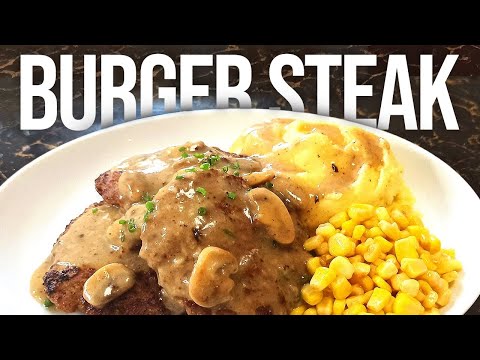 Burger Steak | JOLLIBEE Style Burger Steak | Mushroom...