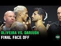 Charles Oliveira Vs Beneil Dariush Final Face Off
