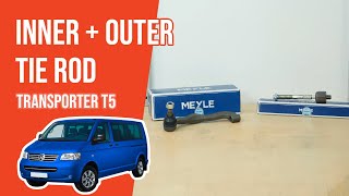 Youtube thumbnail of video "How to replace the inner and outer tie rod Transporter T5 🚗"