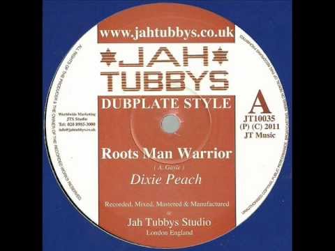 DIXIE PEACH - Roots man warrior + Dub  (Jah Tubbys)  10"