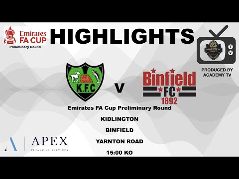 Kidlington 0-3 Binfield FC FA Cup - South Central Division #football #goals #redcards #facup #refs