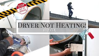 Fixing my Samsung Dryer — Dryer Not Heating | How to Change Heating Element