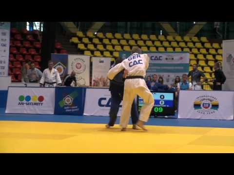 Judo Veterans EM 2012 Opole M3 73kg BaurGER   PovoroznyukUKR