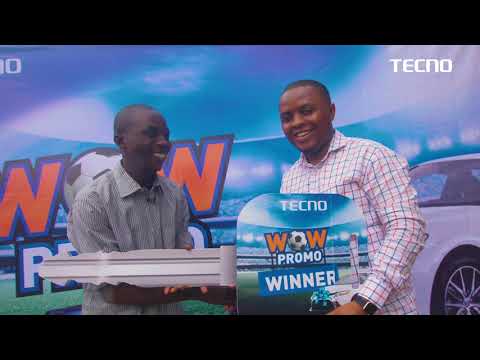 Tecno’s Wow Promo Gifts Lucky Winner A Car