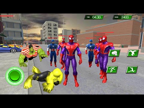 Spider Hero Revenge God Immortal Battle | Superheroes City Rescue Fight - Best Android GamePlay