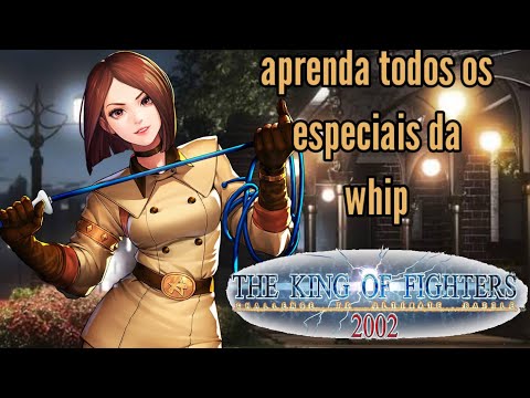 kof 2002 tutorial aprenda todos os especiais da whip PS2 e máquina de Flip.