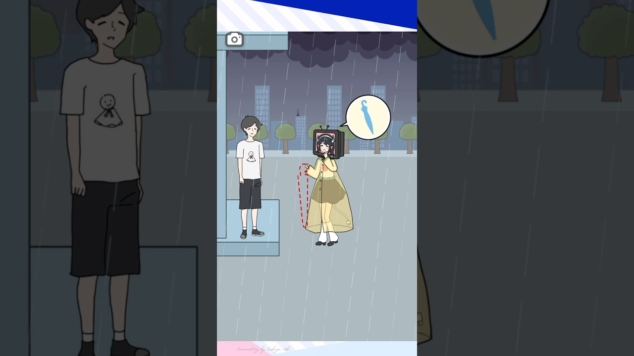 【家電カノジョ】お迎えに行かなきゃ！ 傘持ってかないと【 Home Appliance Girlfriend】 #games #ゲーム実況 #shorts