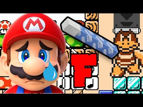 Super Mario Maker 2 🔧 Mario backs to school :( 🔧 Alexnuka55