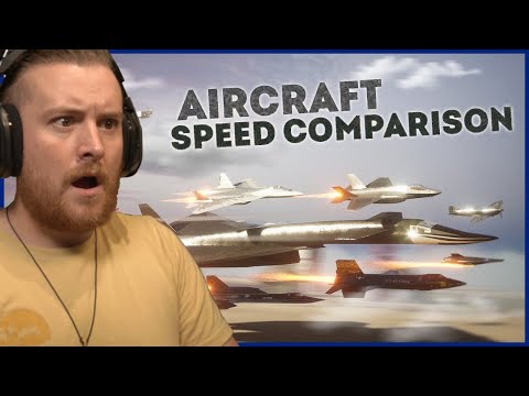 Royal Marine Reacts To SPEED COMPARISON 3D | Aircraft 🛩️