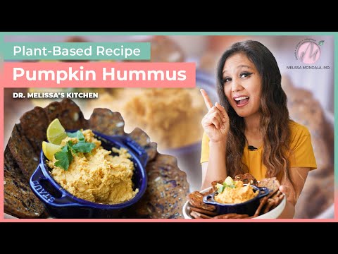 Creamy & Flavorful Plant-Based Pumpkin Hummus | Dr. Melissa Mondala