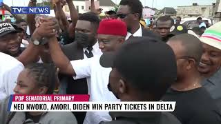 WATCH: Ned Nwoko, Amori, Diden Win PDP Senatorial Tickes in Delta