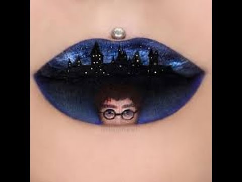 Os Melhores Tutoriais de Batom (Lipstick Tutorial Complation) Arte Nos Lábios