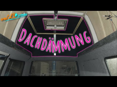 Dachdämmung hinten - VW Bus T3 Camper Innenraum Restauration Teil 54